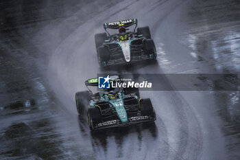 2024-06-09 - 14 ALONSO Fernando (spa), Aston Martin F1 Team AMR24, action and 44 HAMILTON Lewis (gbr), Mercedes AMG F1 Team W15, action during the Formula 1 AWS Grand Prix du Canada 2024, 9th round of the 2024 Formula One World Championship from June 07 to 09, 2024 on the Circuit Gilles Villeneuve, in Montréal, Canada - F1 - CANADIAN GRAND PRIX 2024 - FORMULA 1 - MOTORS