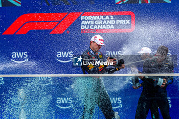 2024-06-09 - podium of the race
during Formula 1 Aws Grand Prix du Canada 2024, Montreal, Quebec, Canada, from Jun 6th to 9th - Round 9 of 24 of 2024 F1 World Championship - FORMULA 1 AWS GRAND PRIX DU CANADA 2024 - FORMULA 1 - MOTORS