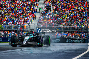 2024-06-09 - George Russell (GBR) - Mercedes-AMG PETRONAS F1 Team - Mercedes W15 - Mercedes E Performance
during Formula 1 Aws Grand Prix du Canada 2024, Montreal, Quebec, Canada, from Jun 6th to 9th - Round 9 of 24 of 2024 F1 World Championship - FORMULA 1 AWS GRAND PRIX DU CANADA 2024 - FORMULA 1 - MOTORS