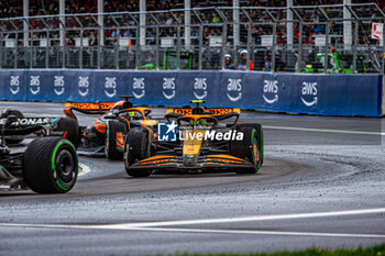 2024-06-09 - Lando Norris (GBR) - McLaren Formula 1 Team - McLaren MCL38 - Mercedes
during Formula 1 Aws Grand Prix du Canada 2024, Montreal, Quebec, Canada, from Jun 6th to 9th - Round 9 of 24 of 2024 F1 World Championship - FORMULA 1 AWS GRAND PRIX DU CANADA 2024 - FORMULA 1 - MOTORS