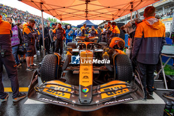 2024-06-09 - Lando Norris (GBR) - McLaren Formula 1 Team - McLaren MCL38 - Mercedes
during Formula 1 Aws Grand Prix du Canada 2024, Montreal, Quebec, Canada, from Jun 6th to 9th - Round 9 of 24 of 2024 F1 World Championship - FORMULA 1 AWS GRAND PRIX DU CANADA 2024 - FORMULA 1 - MOTORS