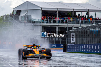 2024-06-09 - Lando Norris (GBR) - McLaren Formula 1 Team - McLaren MCL38 - Mercedes
during Formula 1 Aws Grand Prix du Canada 2024, Montreal, Quebec, Canada, from Jun 6th to 9th - Round 9 of 24 of 2024 F1 World Championship - FORMULA 1 AWS GRAND PRIX DU CANADA 2024 - FORMULA 1 - MOTORS