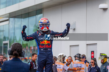 2024-06-09 - Max Verstappen (NED) - Oracle Red Bull Racing - Red Bull RB20 - Honda RBPT
during Formula 1 Aws Grand Prix du Canada 2024, Montreal, Quebec, Canada, from Jun 6th to 9th - Round 9 of 24 of 2024 F1 World Championship - FORMULA 1 AWS GRAND PRIX DU CANADA 2024 - FORMULA 1 - MOTORS