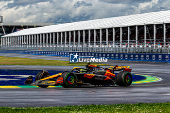 2024-06-09 - Lando Norris (GBR) - McLaren Formula 1 Team - McLaren MCL38 - Mercedes
during Formula 1 Aws Grand Prix du Canada 2024, Montreal, Quebec, Canada, from Jun 6th to 9th - Round 9 of 24 of 2024 F1 World Championship - FORMULA 1 AWS GRAND PRIX DU CANADA 2024 - FORMULA 1 - MOTORS