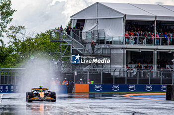 2024-06-09 - Lando Norris (GBR) - McLaren Formula 1 Team - McLaren MCL38 - Mercedes
during Formula 1 Aws Grand Prix du Canada 2024, Montreal, Quebec, Canada, from Jun 6th to 9th - Round 9 of 24 of 2024 F1 World Championship - FORMULA 1 AWS GRAND PRIX DU CANADA 2024 - FORMULA 1 - MOTORS