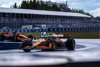 2024-06-09 - Lando Norris (GBR) - McLaren Formula 1 Team - McLaren MCL38 - Mercedes
during Formula 1 Aws Grand Prix du Canada 2024, Montreal, Quebec, Canada, from Jun 6th to 9th - Round 9 of 24 of 2024 F1 World Championship - FORMULA 1 AWS GRAND PRIX DU CANADA 2024 - FORMULA 1 - MOTORS