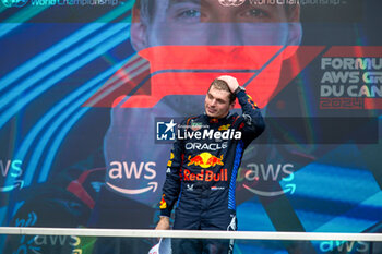 2024-06-09 - Max Verstappen (NED) - Oracle Red Bull Racing - Red Bull RB20 - Honda RBPT
during Formula 1 Aws Grand Prix du Canada 2024, Montreal, Quebec, Canada, from Jun 6th to 9th - Round 9 of 24 of 2024 F1 World Championship - FORMULA 1 AWS GRAND PRIX DU CANADA 2024 - FORMULA 1 - MOTORS