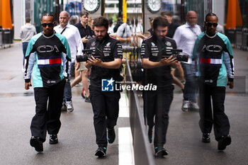 2024-06-20 - HAMILTON Lewis (gbr), Mercedes AMG F1 Team W15, portrait during the Formula 1 Aramco Gran Premio de Espana 2024, 10th round of the 2024 Formula One World Championship from June 21 to 23, 2024 on the Circuit de Barcelona-Catalunya, in Montmeló, Spain - F1 - SPANISH GRAND PRIX 2024 - FORMULA 1 - MOTORS