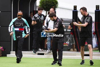 2024-06-20 - HAMILTON Lewis (gbr), Mercedes AMG F1 Team W15, portrait during the Formula 1 Aramco Gran Premio de Espana 2024, 10th round of the 2024 Formula One World Championship from June 21 to 23, 2024 on the Circuit de Barcelona-Catalunya, in Montmeló, Spain - F1 - SPANISH GRAND PRIX 2024 - FORMULA 1 - MOTORS