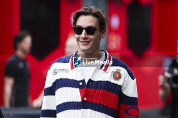 2024-06-20 - RUSSELL George (gbr), Mercedes AMG F1 Team W15, portrait during the Formula 1 Aramco Gran Premio de Espana 2024, 10th round of the 2024 Formula One World Championship from June 21 to 23, 2024 on the Circuit de Barcelona-Catalunya, in Montmeló, Spain - F1 - SPANISH GRAND PRIX 2024 - FORMULA 1 - MOTORS