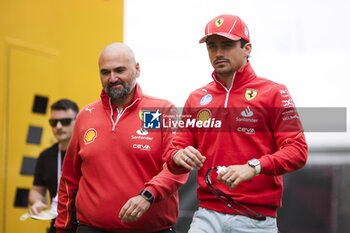 2024-06-20 - LECLERC Charles (mco), Scuderia Ferrari SF-24, portrait during the Formula 1 Aramco Gran Premio de Espana 2024, 10th round of the 2024 Formula One World Championship from June 21 to 23, 2024 on the Circuit de Barcelona-Catalunya, in Montmeló, Spain - F1 - SPANISH GRAND PRIX 2024 - FORMULA 1 - MOTORS