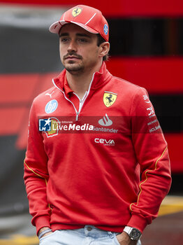 2024-06-20 - LECLERC Charles (mco), Scuderia Ferrari SF-24, portrait during the Formula 1 Aramco Gran Premio de Espana 2024, 10th round of the 2024 Formula One World Championship from June 21 to 23, 2024 on the Circuit de Barcelona-Catalunya, in Montmeló, Spain - F1 - SPANISH GRAND PRIX 2024 - FORMULA 1 - MOTORS