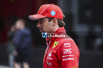 2024-06-20 - LECLERC Charles (mco), Scuderia Ferrari SF-24, portrait during the Formula 1 Aramco Gran Premio de Espana 2024, 10th round of the 2024 Formula One World Championship from June 21 to 23, 2024 on the Circuit de Barcelona-Catalunya, in Montmeló, Spain - F1 - SPANISH GRAND PRIX 2024 - FORMULA 1 - MOTORS