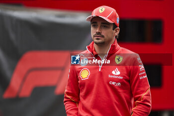 2024-06-20 - LECLERC Charles (mco), Scuderia Ferrari SF-24, portrait during the Formula 1 Aramco Gran Premio de Espana 2024, 10th round of the 2024 Formula One World Championship from June 21 to 23, 2024 on the Circuit de Barcelona-Catalunya, in Montmeló, Spain - F1 - SPANISH GRAND PRIX 2024 - FORMULA 1 - MOTORS