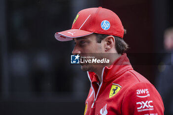 2024-06-20 - LECLERC Charles (mco), Scuderia Ferrari SF-24, portrait during the Formula 1 Aramco Gran Premio de Espana 2024, 10th round of the 2024 Formula One World Championship from June 21 to 23, 2024 on the Circuit de Barcelona-Catalunya, in Montmeló, Spain - F1 - SPANISH GRAND PRIX 2024 - FORMULA 1 - MOTORS