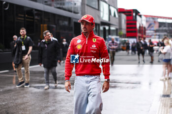 2024-06-20 - LECLERC Charles (mco), Scuderia Ferrari SF-24, portrait during the Formula 1 Aramco Gran Premio de Espana 2024, 10th round of the 2024 Formula One World Championship from June 21 to 23, 2024 on the Circuit de Barcelona-Catalunya, in Montmeló, Spain - F1 - SPANISH GRAND PRIX 2024 - FORMULA 1 - MOTORS