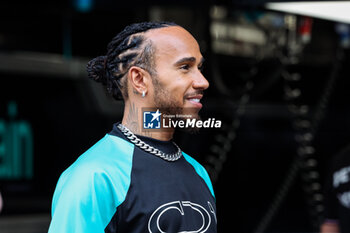 2024-06-20 - HAMILTON Lewis (gbr), Mercedes AMG F1 Team W15, portrait during the Formula 1 Aramco Gran Premio de Espana 2024, 10th round of the 2024 Formula One World Championship from June 21 to 23, 2024 on the Circuit de Barcelona-Catalunya, in Montmeló, Spain - F1 - SPANISH GRAND PRIX 2024 - FORMULA 1 - MOTORS