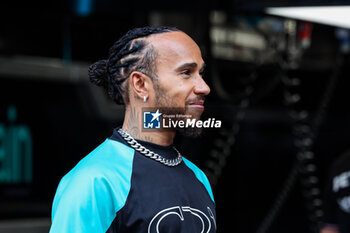 2024-06-20 - HAMILTON Lewis (gbr), Mercedes AMG F1 Team W15, portrait during the Formula 1 Aramco Gran Premio de Espana 2024, 10th round of the 2024 Formula One World Championship from June 21 to 23, 2024 on the Circuit de Barcelona-Catalunya, in Montmeló, Spain - F1 - SPANISH GRAND PRIX 2024 - FORMULA 1 - MOTORS