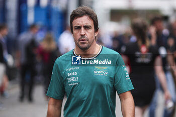 2024-06-20 - ALONSO Fernando (spa), Aston Martin F1 Team AMR24, portrait during the Formula 1 Aramco Gran Premio de Espana 2024, 10th round of the 2024 Formula One World Championship from June 21 to 23, 2024 on the Circuit de Barcelona-Catalunya, in Montmeló, Spain - F1 - SPANISH GRAND PRIX 2024 - FORMULA 1 - MOTORS