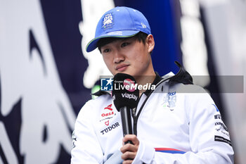 2024-06-20 - TSUNODA Yuki (jap), Visa Cash App RB F1 Team VCARB 01, portrait during the Formula 1 Aramco Gran Premio de Espana 2024, 10th round of the 2024 Formula One World Championship from June 21 to 23, 2024 on the Circuit de Barcelona-Catalunya, in Montmeló, Spain - F1 - SPANISH GRAND PRIX 2024 - FORMULA 1 - MOTORS