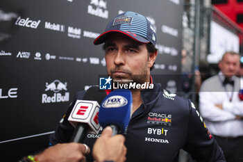 2024-06-20 - PEREZ Sergio (mex), Red Bull Racing RB20, portrait during the Formula 1 Aramco Gran Premio de Espana 2024, 10th round of the 2024 Formula One World Championship from June 21 to 23, 2024 on the Circuit de Barcelona-Catalunya, in Montmeló, Spain - F1 - SPANISH GRAND PRIX 2024 - FORMULA 1 - MOTORS