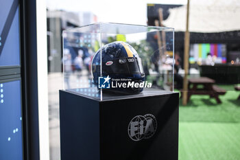 2024-06-20 - FIA Helmet during the Formula 1 Aramco Gran Premio de Espana 2024, 10th round of the 2024 Formula One World Championship from June 21 to 23, 2024 on the Circuit de Barcelona-Catalunya, in Montmeló, Spain - F1 - SPANISH GRAND PRIX 2024 - FORMULA 1 - MOTORS