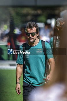 2024-06-21 - ALONSO Fernando (spa), Aston Martin F1 Team AMR24, portrait during the Formula 1 Aramco Gran Premio de Espana 2024, 10th round of the 2024 Formula One World Championship from June 21 to 23, 2024 on the Circuit de Barcelona-Catalunya, in Montmeló, Spain - F1 - SPANISH GRAND PRIX 2024 - FORMULA 1 - MOTORS