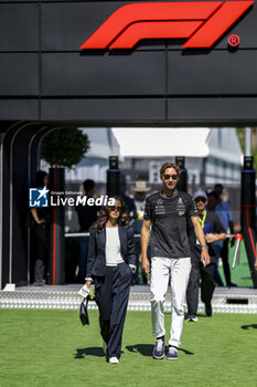 2024-06-21 - RUSSELL George (gbr), Mercedes AMG F1 Team W15, portrait during the Formula 1 Aramco Gran Premio de Espana 2024, 10th round of the 2024 Formula One World Championship from June 21 to 23, 2024 on the Circuit de Barcelona-Catalunya, in Montmeló, Spain - F1 - SPANISH GRAND PRIX 2024 - FORMULA 1 - MOTORS