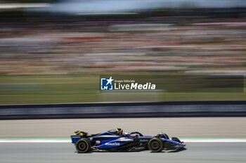 2024-06-21 - 02 SARGEANT Logan (usa), Williams Racing FW46, action during the Formula 1 Aramco Gran Premio de Espana 2024, 10th round of the 2024 Formula One World Championship from June 21 to 23, 2024 on the Circuit de Barcelona-Catalunya, in Montmeló, Spain - F1 - SPANISH GRAND PRIX 2024 - FORMULA 1 - MOTORS