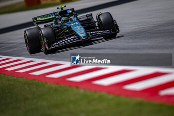 2024-06-21 - 14 ALONSO Fernando (spa), Aston Martin F1 Team AMR24, action during the Formula 1 Aramco Gran Premio de Espana 2024, 10th round of the 2024 Formula One World Championship from June 21 to 23, 2024 on the Circuit de Barcelona-Catalunya, in Montmeló, Spain - F1 - SPANISH GRAND PRIX 2024 - FORMULA 1 - MOTORS