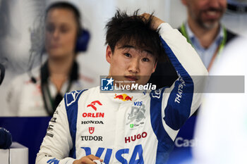 2024-06-21 - TSUNODA Yuki (jap), Visa Cash App RB F1 Team VCARB 01, portrait during the Formula 1 Aramco Gran Premio de Espana 2024, 10th round of the 2024 Formula One World Championship from June 21 to 23, 2024 on the Circuit de Barcelona-Catalunya, in Montmeló, Spain - F1 - SPANISH GRAND PRIX 2024 - FORMULA 1 - MOTORS