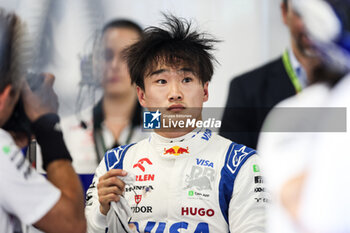 2024-06-21 - TSUNODA Yuki (jap), Visa Cash App RB F1 Team VCARB 01, portrait during the Formula 1 Aramco Gran Premio de Espana 2024, 10th round of the 2024 Formula One World Championship from June 21 to 23, 2024 on the Circuit de Barcelona-Catalunya, in Montmeló, Spain - F1 - SPANISH GRAND PRIX 2024 - FORMULA 1 - MOTORS