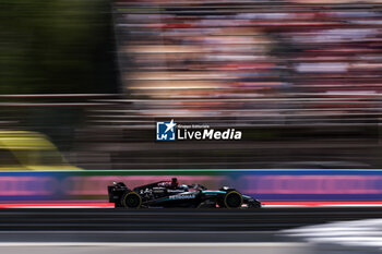 2024-06-21 - 63 RUSSELL George (gbr), Mercedes AMG F1 Team W15, action during the Formula 1 Aramco Gran Premio de Espana 2024, 10th round of the 2024 Formula One World Championship from June 21 to 23, 2024 on the Circuit de Barcelona-Catalunya, in Montmeló, Spain - F1 - SPANISH GRAND PRIX 2024 - FORMULA 1 - MOTORS