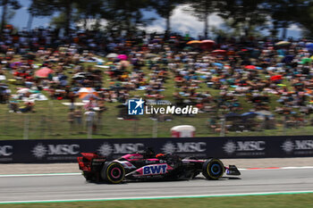 2024-06-21 - 31 OCON Esteban (fra), Alpine F1 Team A524, action during the Formula 1 Aramco Gran Premio de Espana 2024, 10th round of the 2024 Formula One World Championship from June 21 to 23, 2024 on the Circuit de Barcelona-Catalunya, in Montmeló, Spain - F1 - SPANISH GRAND PRIX 2024 - FORMULA 1 - MOTORS