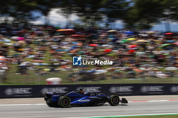 2024-06-21 - 23 ALBON Alexander (tha), Williams Racing FW45, action during the Formula 1 Aramco Gran Premio de Espana 2024, 10th round of the 2024 Formula One World Championship from June 21 to 23, 2024 on the Circuit de Barcelona-Catalunya, in Montmeló, Spain - F1 - SPANISH GRAND PRIX 2024 - FORMULA 1 - MOTORS