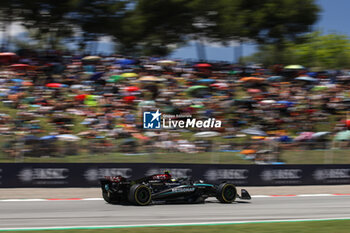 2024-06-21 - 44 HAMILTON Lewis (gbr), Mercedes AMG F1 Team W15, action during the Formula 1 Aramco Gran Premio de Espana 2024, 10th round of the 2024 Formula One World Championship from June 21 to 23, 2024 on the Circuit de Barcelona-Catalunya, in Montmeló, Spain - F1 - SPANISH GRAND PRIX 2024 - FORMULA 1 - MOTORS