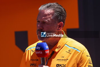 2024-06-21 - BROWN Zak (usa), CEO of of McLaren Racing, portrait during the Formula 1 Aramco Gran Premio de Espana 2024, 10th round of the 2024 Formula One World Championship from June 21 to 23, 2024 on the Circuit de Barcelona-Catalunya, in Montmeló, Spain - F1 - SPANISH GRAND PRIX 2024 - FORMULA 1 - MOTORS