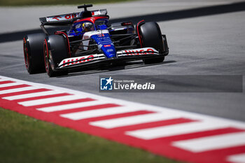 2024-06-21 - 03 RICCIARDO Daniel (aus), Visa Cash App RB F1 Team VCARB 01, action during the Formula 1 Aramco Gran Premio de Espana 2024, 10th round of the 2024 Formula One World Championship from June 21 to 23, 2024 on the Circuit de Barcelona-Catalunya, in Montmeló, Spain - F1 - SPANISH GRAND PRIX 2024 - FORMULA 1 - MOTORS