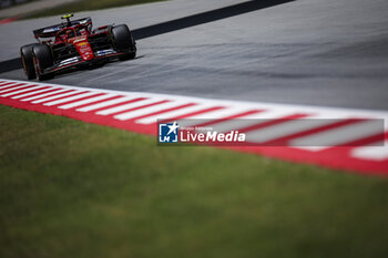 2024-06-21 - 55 SAINZ Carlos (spa), Scuderia Ferrari SF-24, action during the Formula 1 Aramco Gran Premio de Espana 2024, 10th round of the 2024 Formula One World Championship from June 21 to 23, 2024 on the Circuit de Barcelona-Catalunya, in Montmeló, Spain - F1 - SPANISH GRAND PRIX 2024 - FORMULA 1 - MOTORS