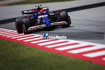 2024-06-21 - 22 TSUNODA Yuki (jap), Visa Cash App RB F1 Team VCARB 01, action during the Formula 1 Aramco Gran Premio de Espana 2024, 10th round of the 2024 Formula One World Championship from June 21 to 23, 2024 on the Circuit de Barcelona-Catalunya, in Montmeló, Spain - F1 - SPANISH GRAND PRIX 2024 - FORMULA 1 - MOTORS