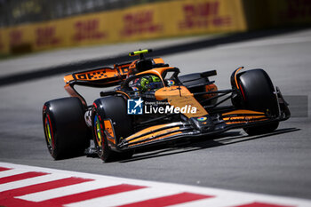 2024-06-21 - 04 NORRIS Lando (gbr), McLaren F1 Team MCL38, action during the Formula 1 Aramco Gran Premio de Espana 2024, 10th round of the 2024 Formula One World Championship from June 21 to 23, 2024 on the Circuit de Barcelona-Catalunya, in Montmeló, Spain - F1 - SPANISH GRAND PRIX 2024 - FORMULA 1 - MOTORS