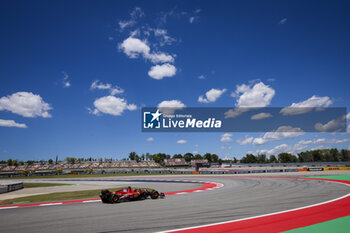 2024-06-21 - 16 LECLERC Charles (mco), Scuderia Ferrari SF-24, action during the Formula 1 Aramco Gran Premio de Espana 2024, 10th round of the 2024 Formula One World Championship from June 21 to 23, 2024 on the Circuit de Barcelona-Catalunya, in Montmeló, Spain - F1 - SPANISH GRAND PRIX 2024 - FORMULA 1 - MOTORS