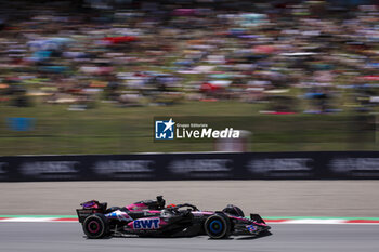 2024-06-21 - 31 OCON Esteban (fra), Alpine F1 Team A524, action during the Formula 1 Aramco Gran Premio de Espana 2024, 10th round of the 2024 Formula One World Championship from June 21 to 23, 2024 on the Circuit de Barcelona-Catalunya, in Montmeló, Spain - F1 - SPANISH GRAND PRIX 2024 - FORMULA 1 - MOTORS