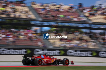 2024-06-21 - 16 LECLERC Charles (mco), Scuderia Ferrari SF-24, action during the Formula 1 Aramco Gran Premio de Espana 2024, 10th round of the 2024 Formula One World Championship from June 21 to 23, 2024 on the Circuit de Barcelona-Catalunya, in Montmeló, Spain - F1 - SPANISH GRAND PRIX 2024 - FORMULA 1 - MOTORS