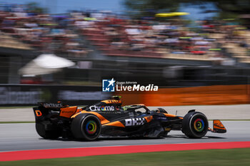 2024-06-21 - 04 NORRIS Lando (gbr), McLaren F1 Team MCL38, action during the Formula 1 Aramco Gran Premio de Espana 2024, 10th round of the 2024 Formula One World Championship from June 21 to 23, 2024 on the Circuit de Barcelona-Catalunya, in Montmeló, Spain - F1 - SPANISH GRAND PRIX 2024 - FORMULA 1 - MOTORS