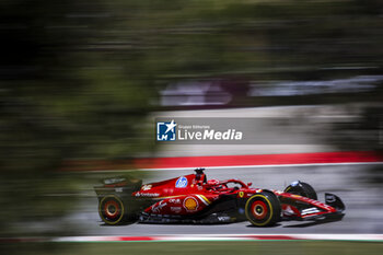 2024-06-21 - 16 LECLERC Charles (mco), Scuderia Ferrari SF-24, action during the Formula 1 Aramco Gran Premio de Espana 2024, 10th round of the 2024 Formula One World Championship from June 21 to 23, 2024 on the Circuit de Barcelona-Catalunya, in Montmeló, Spain - F1 - SPANISH GRAND PRIX 2024 - FORMULA 1 - MOTORS