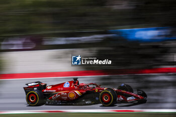 2024-06-21 - 16 LECLERC Charles (mco), Scuderia Ferrari SF-24, action during the Formula 1 Aramco Gran Premio de Espana 2024, 10th round of the 2024 Formula One World Championship from June 21 to 23, 2024 on the Circuit de Barcelona-Catalunya, in Montmeló, Spain - F1 - SPANISH GRAND PRIX 2024 - FORMULA 1 - MOTORS