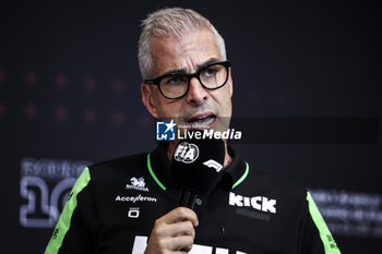 2024-06-21 - ALUNNI BRAVI Alessandro (ita), Managing Director of Sauber Group & Team Representative, portrait during the Formula 1 Aramco Gran Premio de Espana 2024, 10th round of the 2024 Formula One World Championship from June 21 to 23, 2024 on the Circuit de Barcelona-Catalunya, in Montmeló, Spain - F1 - SPANISH GRAND PRIX 2024 - FORMULA 1 - MOTORS