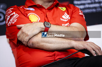 2024-06-21 - VASSEUR Frédéric (fra), Team Principal & General Manager of the Scuderia Ferrari, portrait during the Formula 1 Aramco Gran Premio de Espana 2024, 10th round of the 2024 Formula One World Championship from June 21 to 23, 2024 on the Circuit de Barcelona-Catalunya, in Montmeló, Spain - F1 - SPANISH GRAND PRIX 2024 - FORMULA 1 - MOTORS