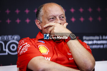 2024-06-21 - VASSEUR Frédéric (fra), Team Principal & General Manager of the Scuderia Ferrari, portrait during the Formula 1 Aramco Gran Premio de Espana 2024, 10th round of the 2024 Formula One World Championship from June 21 to 23, 2024 on the Circuit de Barcelona-Catalunya, in Montmeló, Spain - F1 - SPANISH GRAND PRIX 2024 - FORMULA 1 - MOTORS